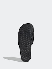 adidas Black Adilette Comfort Sandals - Image 7 of 9