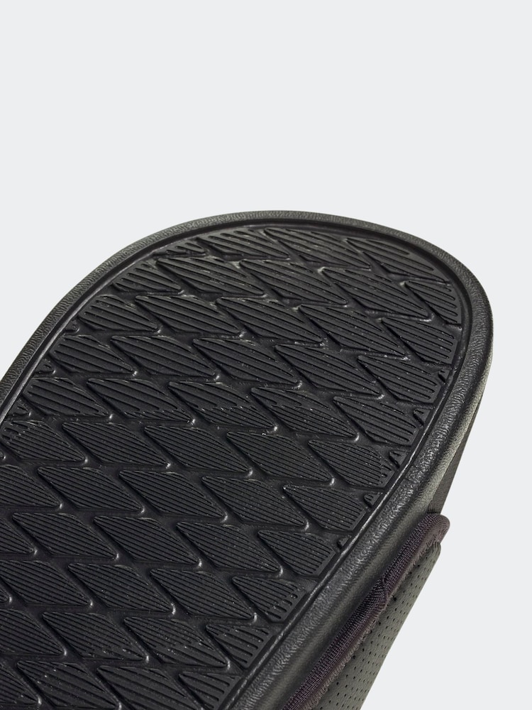 adidas Black Adilette Comfort Sandals - Image 9 of 9