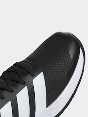adidas Black Dropset Base Trainers - Image 16 of 17