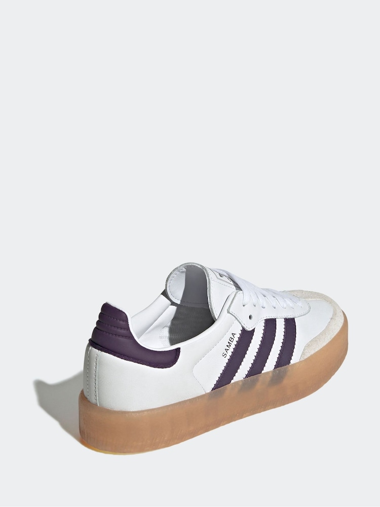 Buy adidas Originals White cream Sambae W Trainers from the Next