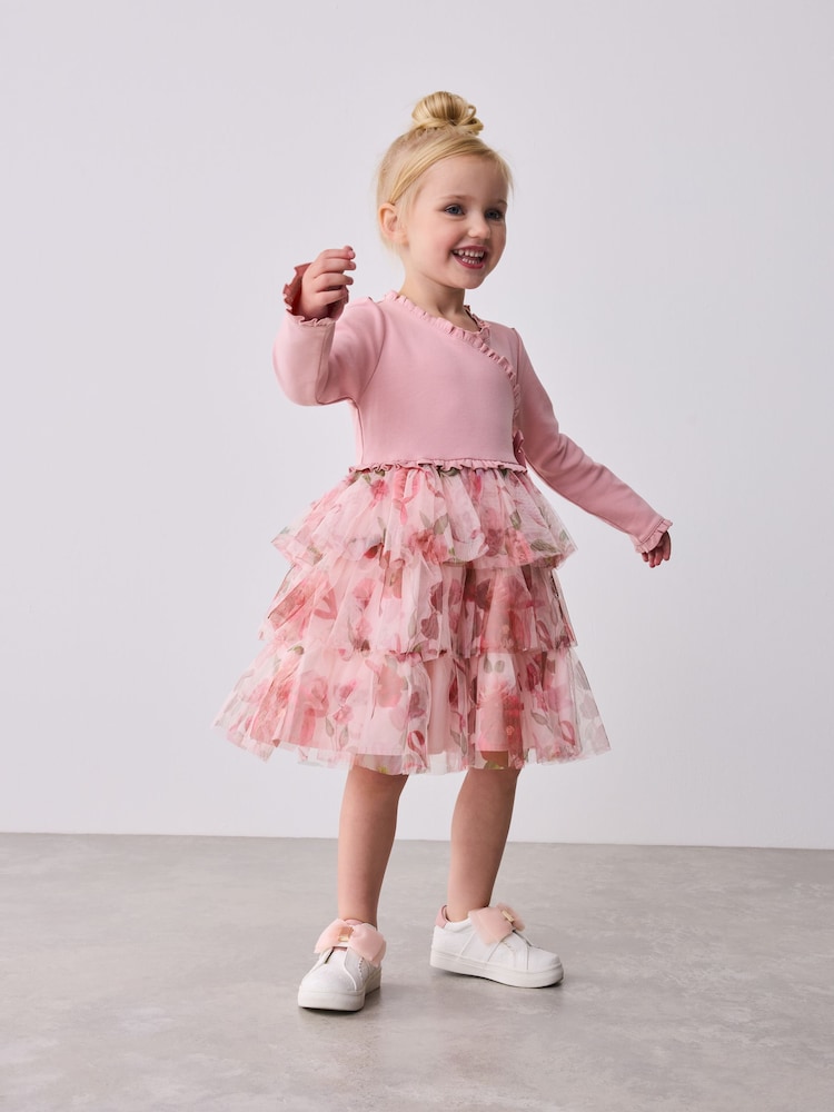 Baker by Ted Baker Dusky Pink Dress - Image 2 of 6