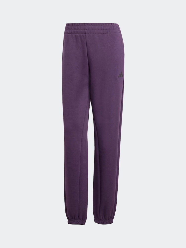 adidas Purple Future Icons Classic Fit Cuffed Joggers - Image 6 of 6 adidas Purple Future Icons Classic Fit Cuffed Joggers - Image 6 of 6