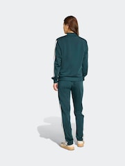 adidas Green Essentials 3-Stripes Tracksuit - Image 2 of 8