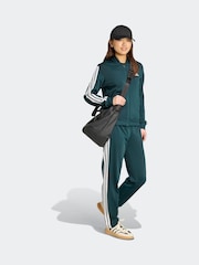 adidas Green Essentials 3-Stripes Tracksuit - Image 3 of 8