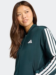 adidas Green Essentials 3-Stripes Tracksuit - Image 4 of 8