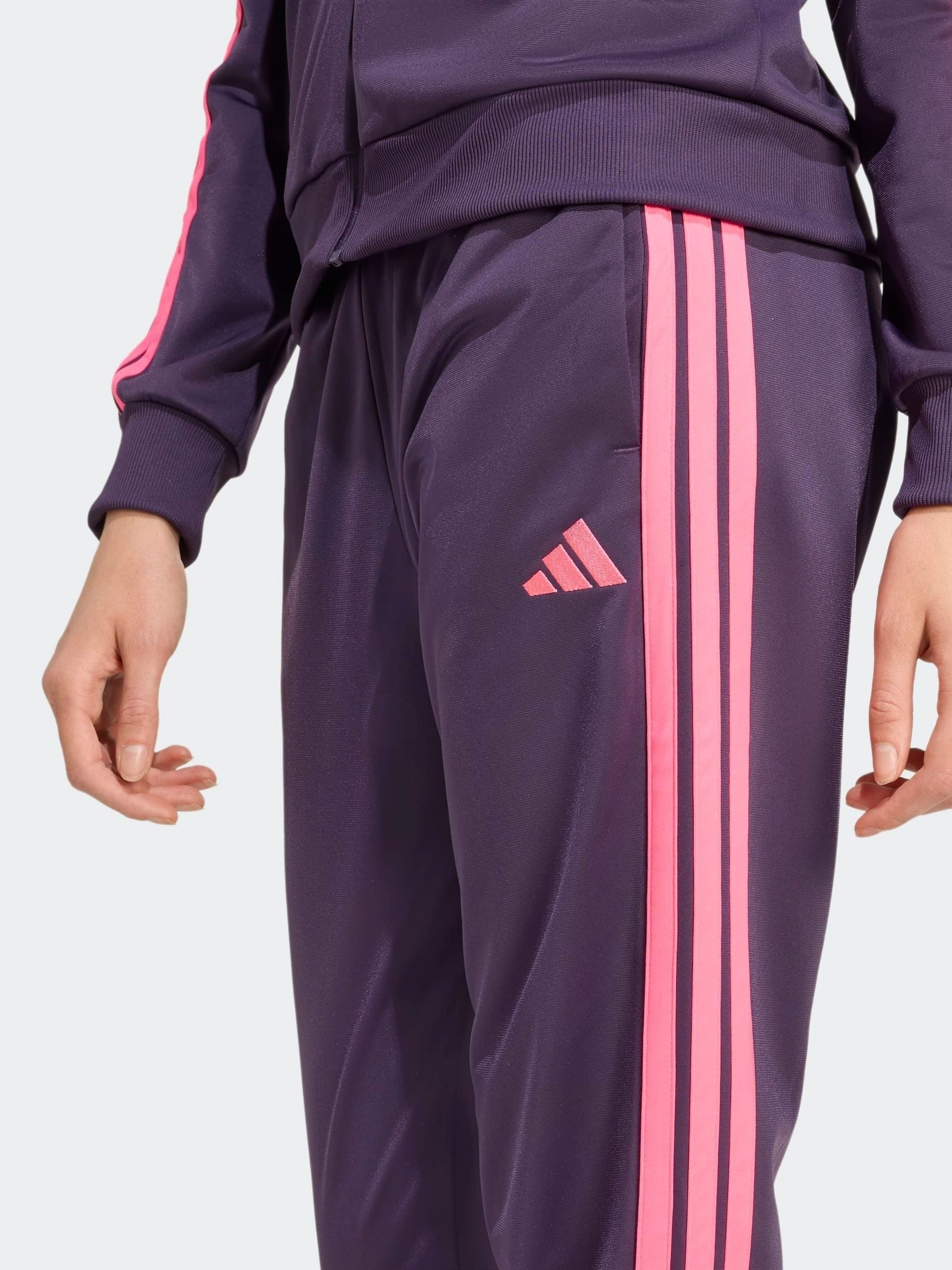 Buy adidas Purple Light Essentials 3-Stripes Tracksuit from Next USA