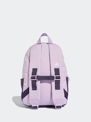 adidas Purple Kids Logo Backpack - Image 2 of 6