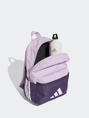 adidas Purple Kids Logo Backpack - Image 4 of 6