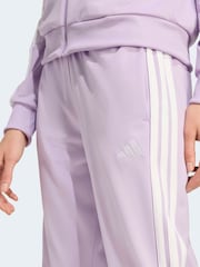 adidas Purple Essentials 3-Stripes Tracksuit - Image 5 of 8