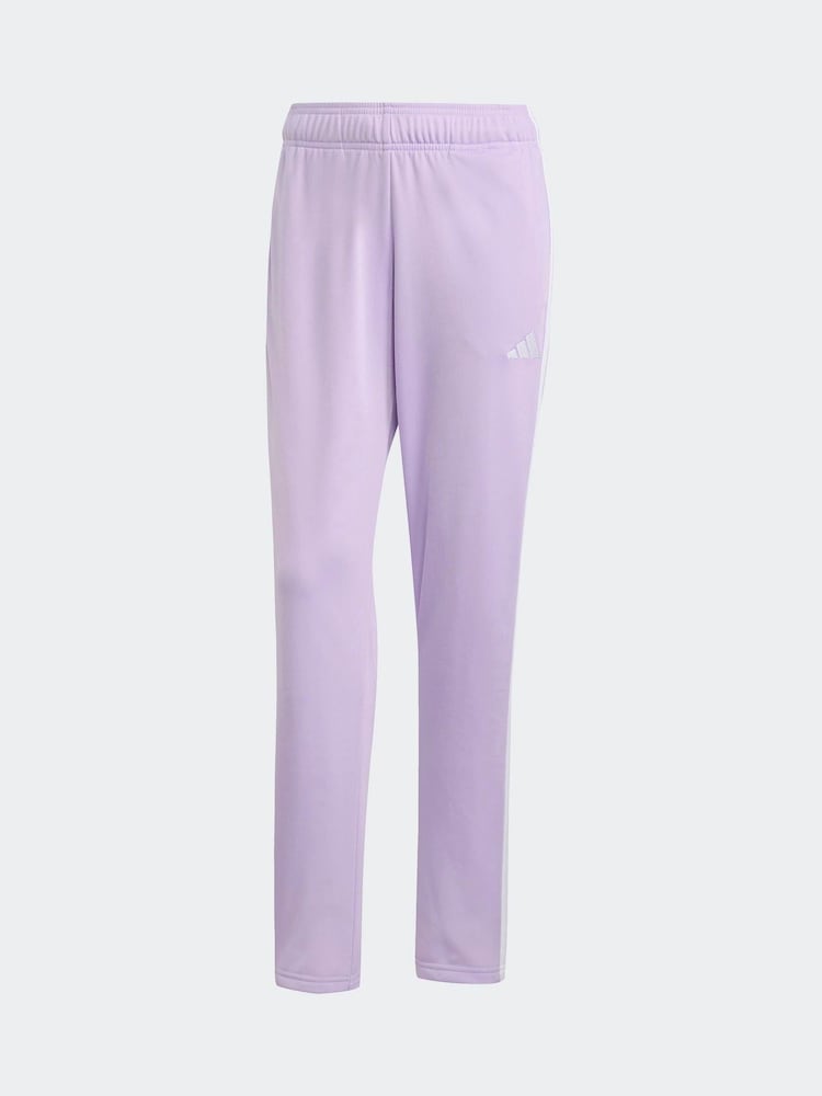 adidas Purple Essentials 3-Stripes Tracksuit - Image 8 of 8