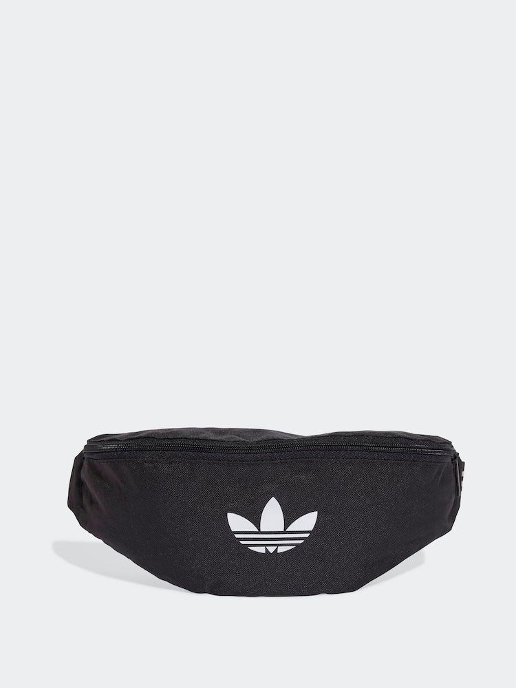 adidas Originals Black Adicolor Waist Bag - Image 1 of 7 adidas Originals Black Adicolor Waist Bag - Image 1 of 7
