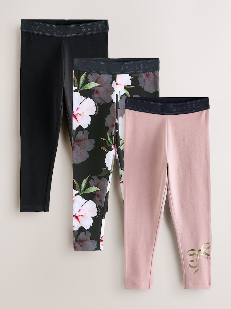 Roza/mornarsko modra - Baker by Ted Baker pajkice 3 pak - Slika 1 iz 10