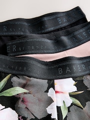 Roza/mornarsko modra - Baker by Ted Baker pajkice 3 pak - Slika 6 iz 10