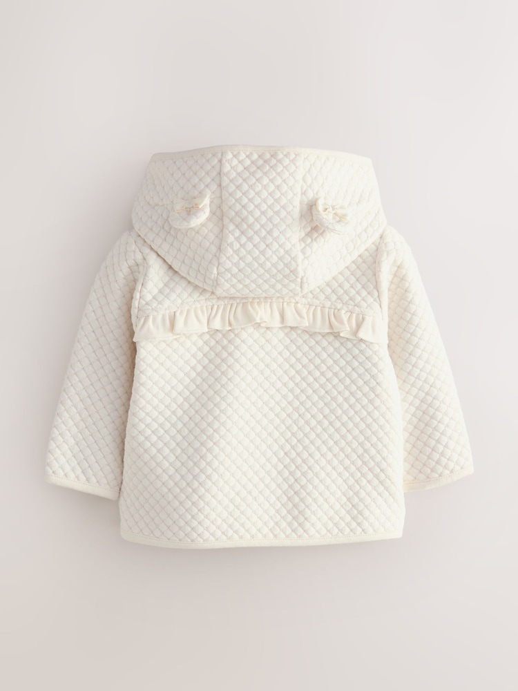Baker by Ted Baker Lurex Quilted Hooded Jacket - Image 2 of 7
