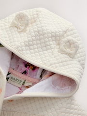 Baker by Ted Baker Lurex Quilted Hooded Jacket - Image 4 of 7