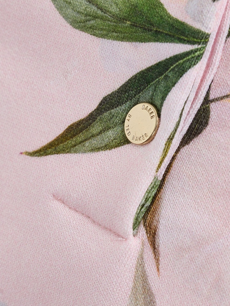 Baker by Ted Baker Floral Peplum Hem Sweat Dress - Image 11 of 11 Baker by Ted Baker Floral Peplum Hem Sweat Dress - Image 11 of 11