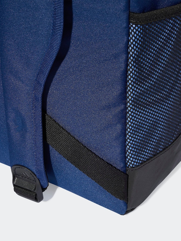 adidas Blue Linear Colourblock Backpack - Image 6 of 6 adidas Blue Linear Colourblock Backpack - Image 6 of 6