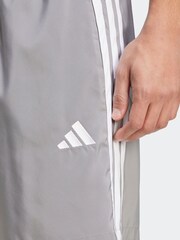 adidas Grey Essentials 3-Stripes Chelsea Shorts - Image 4 of 6
