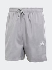 adidas Grey Essentials 3-Stripes Chelsea Shorts - Image 6 of 6