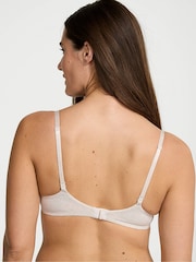 Victoria's Secret Nude Heather Non Wired Lightly Lined Cotton Logo Bra - Image 2 of 3