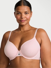 Victoria's Secret Pink Petal Heather Full Cup Cotton Logo Bra - Image 1 of 3