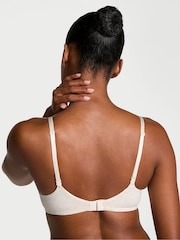 Victoria's Secret Nude Heather Lightly Lined Demi Cotton Logo Bra - Image 2 of 3