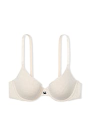 Victoria's Secret Nude Heather Lightly Lined Demi Cotton Logo Bra - Image 3 of 3