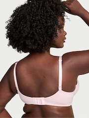 Victoria's Secret Pink Petal Heather Full Cup Push Up Cotton Logo Bra - Image 2 of 3