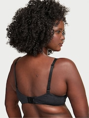 Victoria's Secret Black Heather Full Cup Cotton Logo Bra - Image 2 of 3