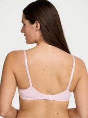 Victoria's Secret Pink Petal Heather Lightly Lined Demi Cotton Logo Bra - Image 2 of 2