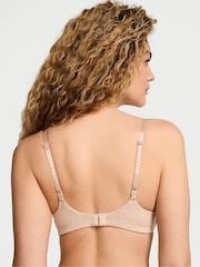 Victoria's Secret Blush Pink Heather Non Wired Lightly Lined Cotton Logo Bra - Image 2 of 3
