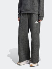 adidas Black ALL SZN Holiday Glitter Fleece Loose Joggers - Image 1 of 6