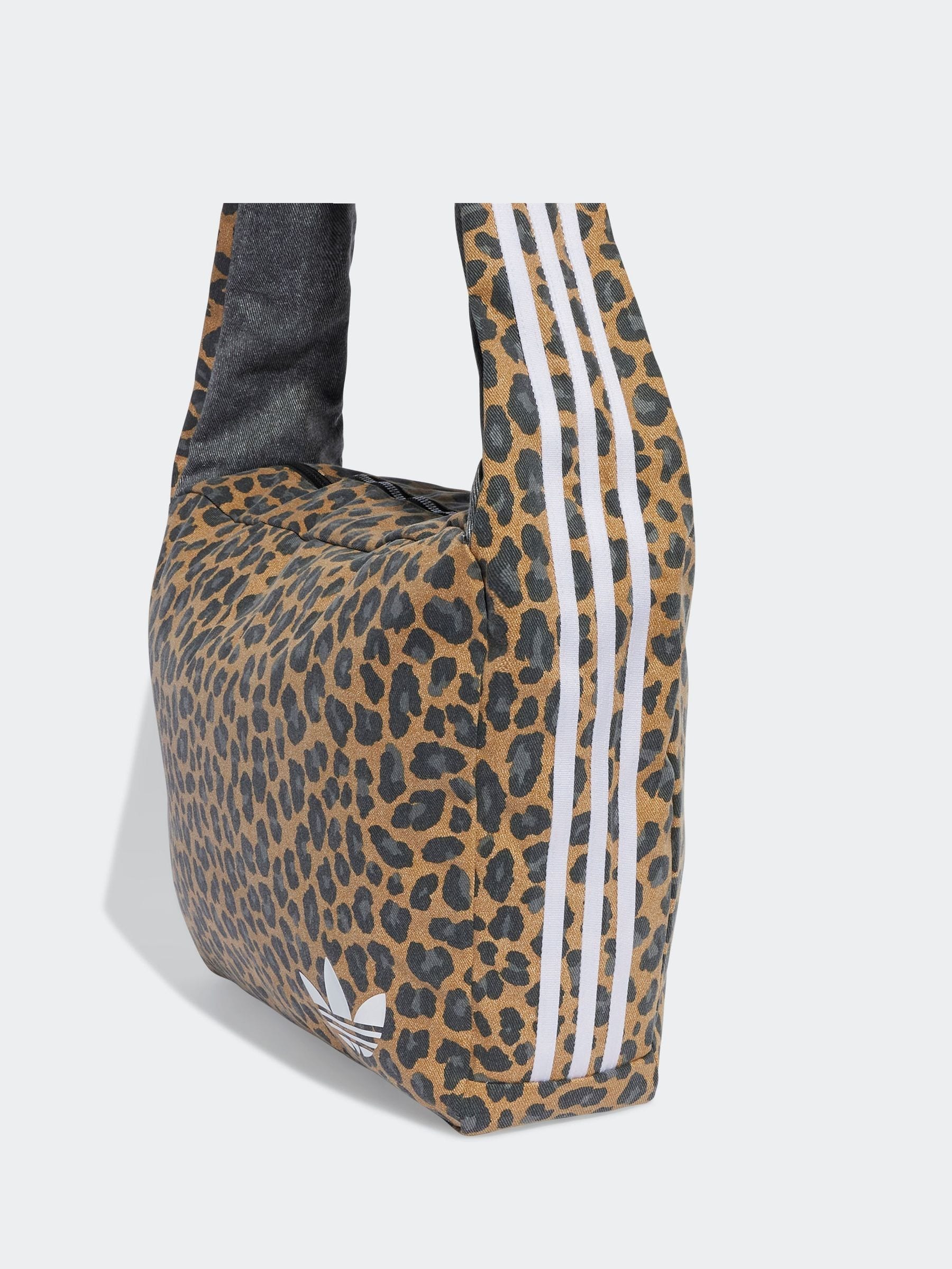 Buy adidas Originals Brown Leopard Print Large Shoulder Bag from