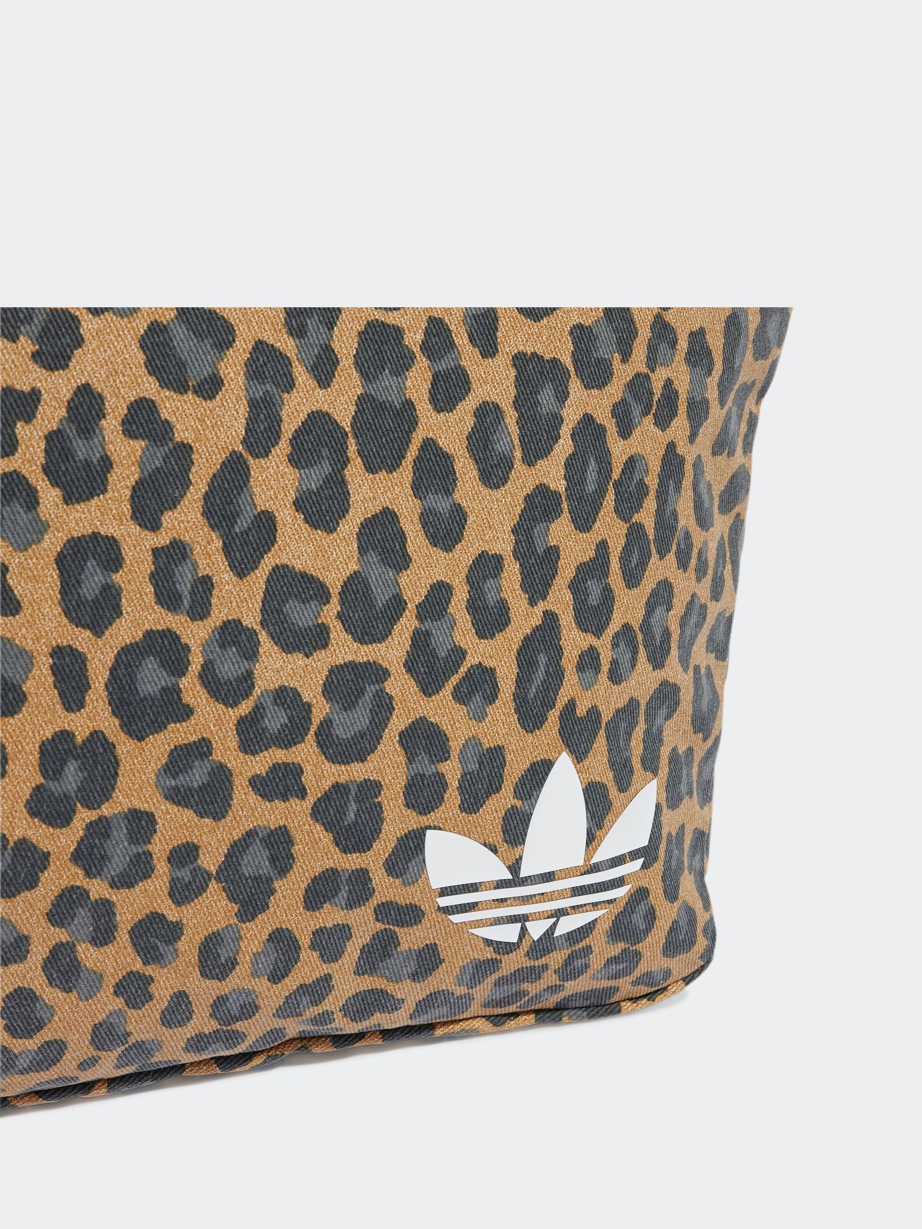 Buy adidas Originals Brown Leopard Print Large Shoulder Bag from