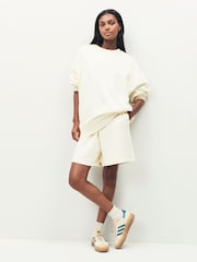 adidas Originals Brown Essentials Linear Shorts - Image 3 of 5