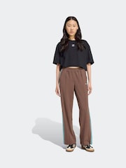 adidas Originals Light Brown Tailored 3-Stripes Trousers - Image 3 of 6