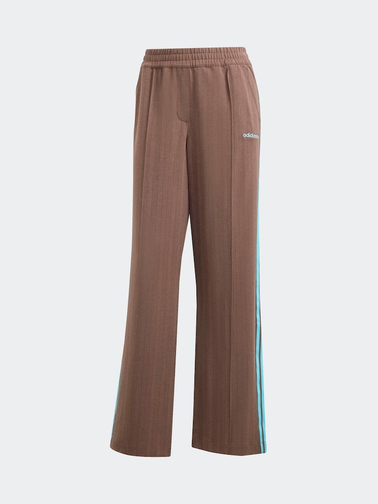 adidas Originals Light Brown Tailored 3-Stripes Trousers - Image 6 of 6