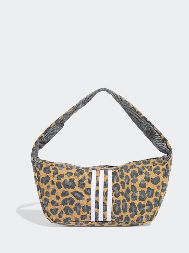 حقيبة كتف صغيرة بطبعة فهد من adidas Originals - صورة 2 من 6