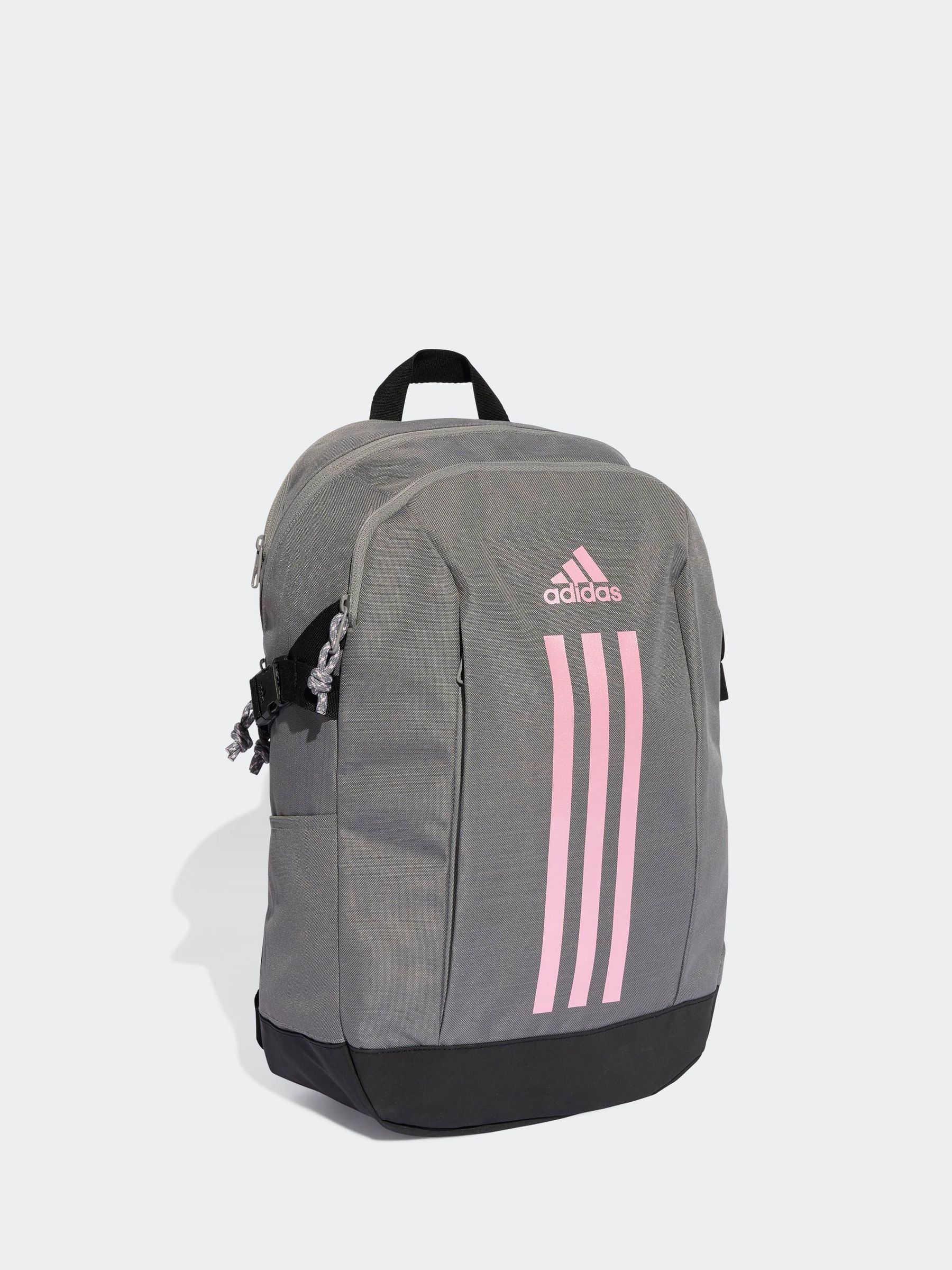 Buy adidas Grey Light 3 Stripe Backpack from Next USA