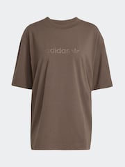 adidas Originals Green Essentials Linear Oversize T-Shirt - Image 6 of 6