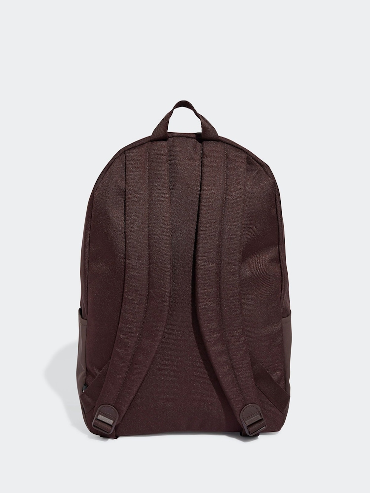 adidas Brown Classic 3 Bar Logo Backpack - Image 2 of 7