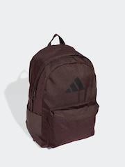 adidas Brown Classic 3 Bar Logo Backpack - Image 4 of 7