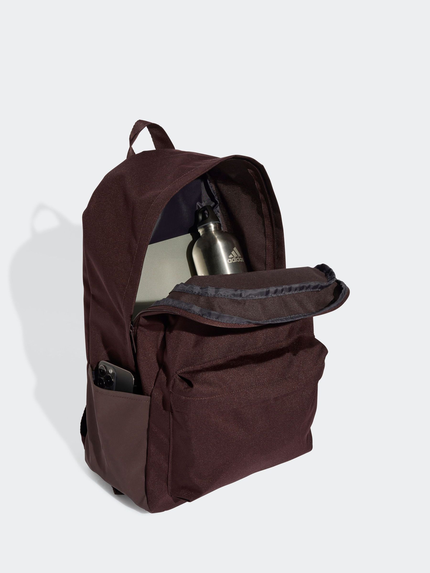 Buy adidas Brown Classic 3 Bar Logo Backpack from Next USA