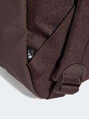 adidas Brown Classic 3 Bar Logo Backpack - Image 7 of 7