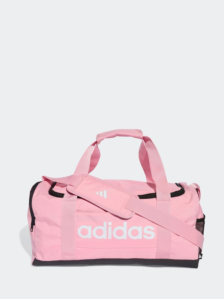 adidas Pink Small Linear Duffel Bag - Image 1 of 1