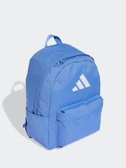 adidas Blue Classic 3 Bar Logo Backpack - Image 4 of 7