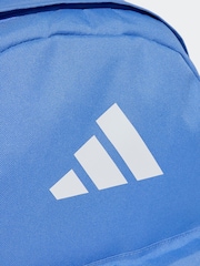 adidas Blue Classic 3 Bar Logo Backpack - Image 6 of 7