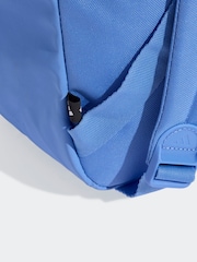 adidas Blue Classic 3 Bar Logo Backpack - Image 7 of 7