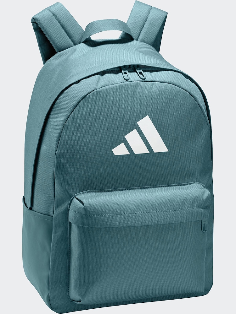 adidas Green Classic 3 Bar Logo Backpack - Image 1 of 1