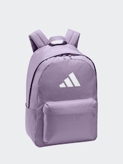 adidas Purple Classic 3 Bar Logo Backpack - Image 1 of 1